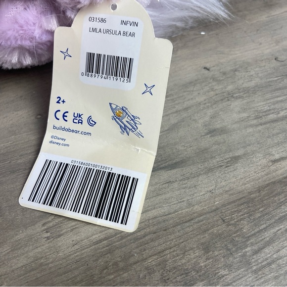 Build A Bear Workshop Disney The Little Mermaid Ursula Bear - Picture 7 of 12